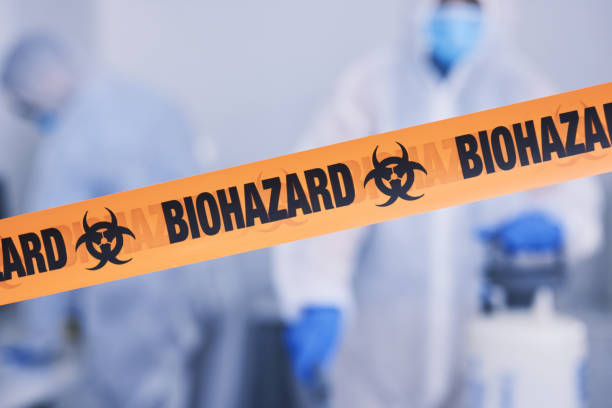 Professional Biohazard Cleanup technician working in Clarksville, IN